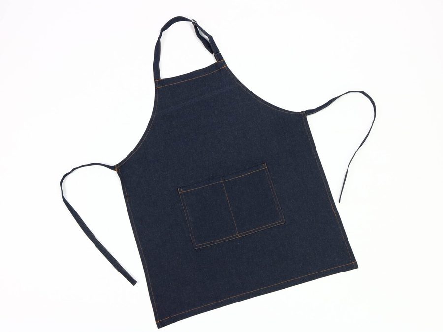 Denim voorskoot